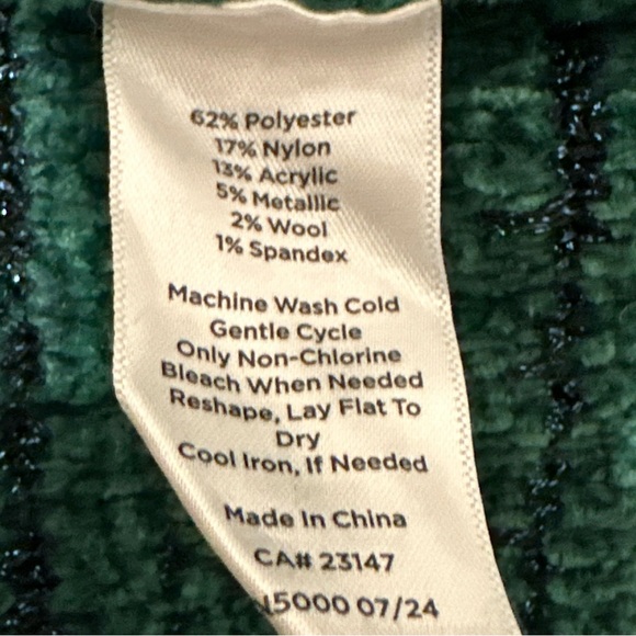 Talbots Deep Green Cardigan size 2X - Picture 8 of 8